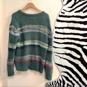 AVA & VIV Chunky oversized long sleeve sweater 1X
